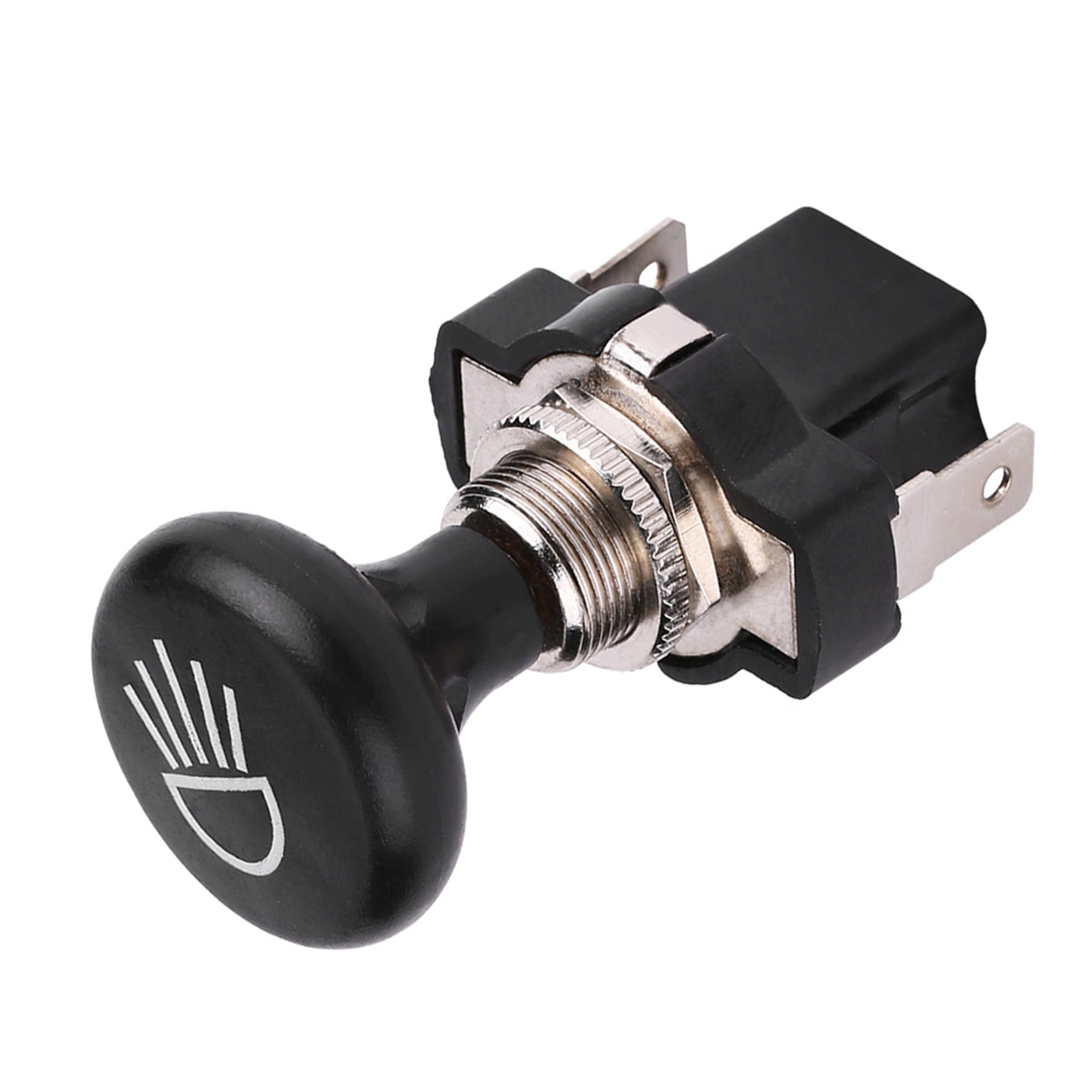 Headlight Push Switch, Light Switch, Easy To Install Durable To Use Wear Resistance Antiaging