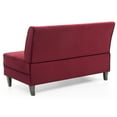 thumbnail image 5 of Glory Furniture Benedict Velvet Sofa in Burgundy, 5 of 5