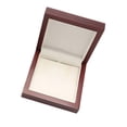thumbnail image 4 of Joyero organizador interior aterciopelado, portátil, multifuncional, de madera, para guardar pendientes y adornos, ideal para mamá., 4 of 8