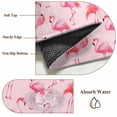 thumbnail image 6 of Pink Flamingo Entryway Rug 2'x3'&nbsp; Non Slip Front Door Mats, Summer Animals Entrance Rugs Indoor Outdoor Carpet, Washable Floor Mats Small Area Rug for Bedroom Kitchen, 6 of 8