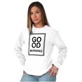 thumbnail image 4 of Good Morning Awake Fashion Stylish Women Plus Size Long Sleeve Graphic Tee Brisco Brands 2X, 4 of 5