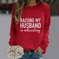 thumbnail image 2 of Lindreshi Long Sleeve Shirts for Women Fashion Women Casual Long Sleeve Round Neck Printed Ladies Sweatshirt Tops Blouse, 2 of 4