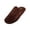 Brown, variant on LAVRA Women's Corduroy Slippers Open Back Slip On House Shoes