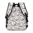 thumbnail image 4 of Easygdp Cute Baseball Mochila Ergonómica Versátil para Laptop - Múltiples Bolsillos, Correas Ajustables, Unisex para Escuela, Viajes y Actividades al Aire Libre-One Size, 4 of 5