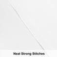 thumbnail image 3 of Ntbay 2 Pack Silky Satin Queen Pillowcases for Hair and Skin, Luxury and Soft Pillow Cases with Envelope Closure, 20" x 30", White, 3 of 6