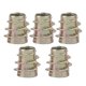 thumbnail image 5 of 50 piezas de insertos roscados Yashi para tornillos de muebles de madera 5 x 10 mm 50, 5 of 5
