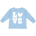 thumbnail image 3 of Inktastic Love Chickens Boys or Girls Long Sleeve Toddler T-Shirt, 3 of 5