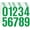 Green, variant on VIB Self Adhesive Number Decals 0-9 Vinyl Stickers, 4 Inch 6 Sheets Waterproof, Durable Weatherproof Outdoor Use, House Address Plate Bin Marking DIY Labeling, Green