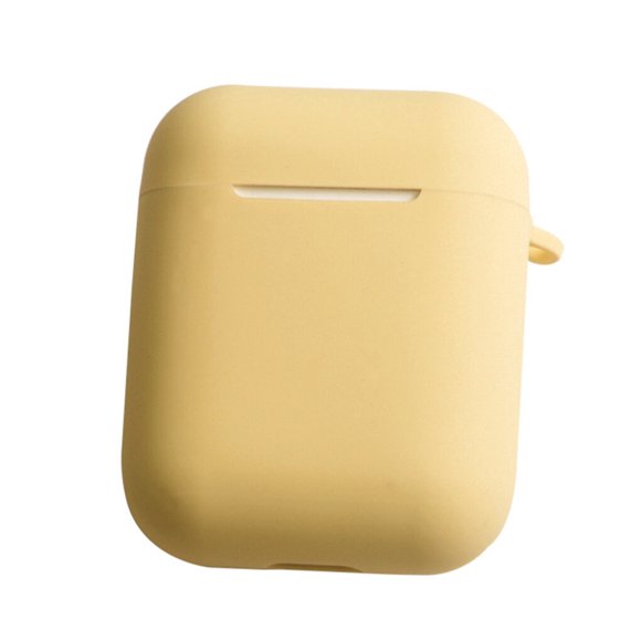 Bluetooth-compatible Earphone Case Reusable Detachable Replacing Elastic Solid Color Cover Replacement for AirPods i9S/i10/i11 Yellow