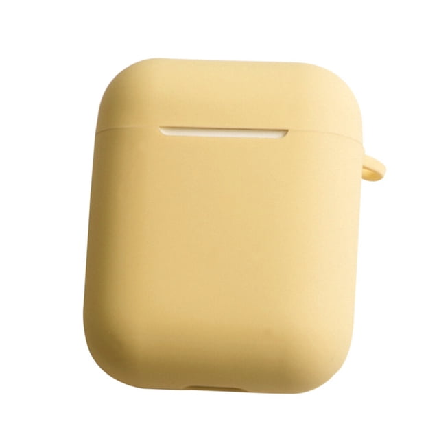 Bluetooth-compatible Earphone Case Reusable Detachable Replacing Elastic Solid Color Cover Replacement for AirPods i9S/i10/i11 Yellow