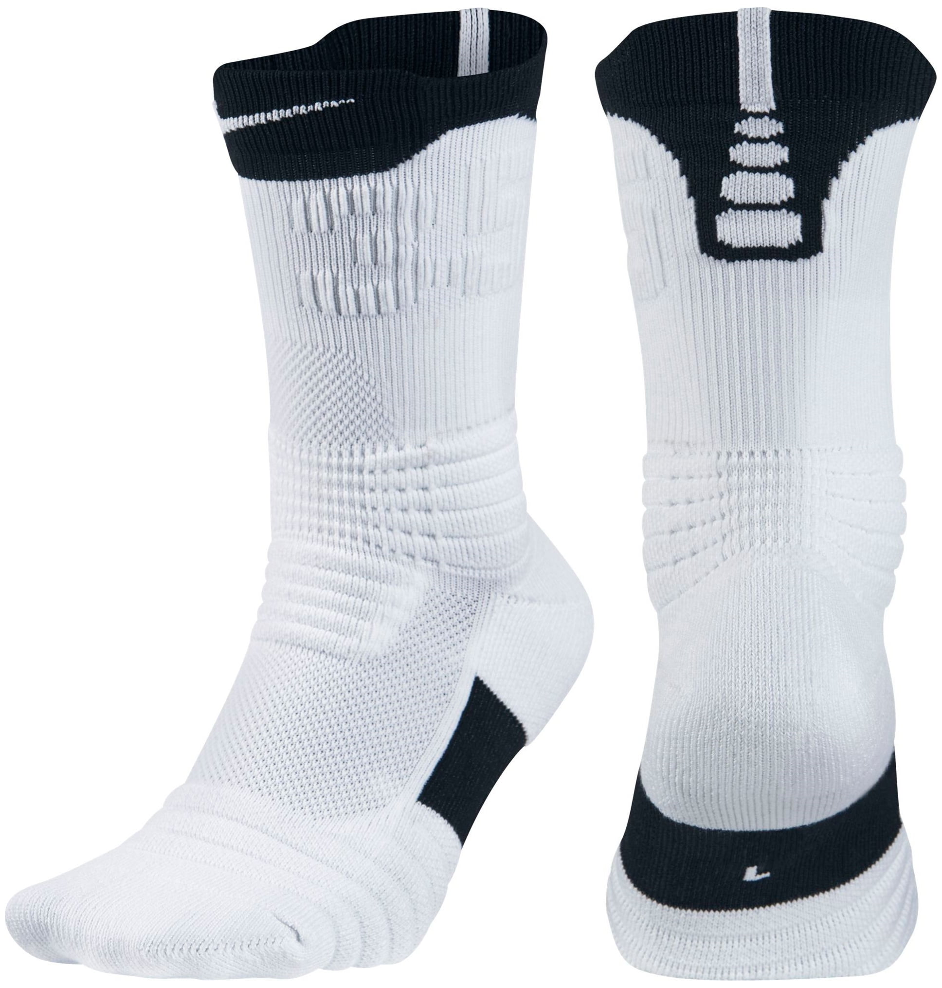 Nike Kevin Durant 35 Elite Men's Crew Socks White/Black sx5375-101 ...