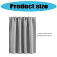 thumbnail image 3 of Small Short Blackouts Curtains for Kitchen and Bathroom Window Thermals Fabric Rod Pocket, 3 of 8