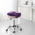 thumbnail image 7 of Lsque Lavender Field Sunset Pattern Round Bar chair cushion covers Velvet Fabric Premium Comfort Protects from Scratches and Stains for 14-17 Inch Chair-12 inch, 7 of 7
