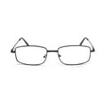 thumbnail image 2 of EYE ZOOM 5 Pack Unisex Rectangular Metal Reading Glasses with Spring Hinge, Black, +250, 2 of 6