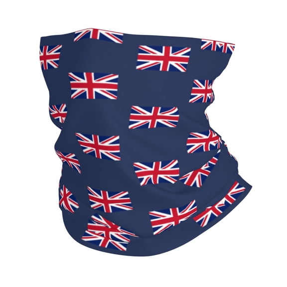 Uk Flag Union Jack Face Mask Bandanas Neck Gaiter Headwear Magic Scarf Headband For Dust Sun Wind