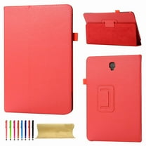 Dteck Slim Case For Samsung Galaxy Tab A 10.5 2018 Model SM-T590/T595/T597, Lightweight Stand Cover with Auto Sleep/Wake, Red