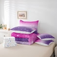 thumbnail image 6 of Castle Fairy Bling Glitter Print Twin Bedding Sets,Dreamy Princess Bedding Comforter Set, 6 of 8