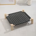 thumbnail image 3 of Greeniant Cama desmontable y lavable para mascotas - Cama para perros de tela de cómoda y fácil de limpiar Suministros para perros S damero negro, 3 of 6