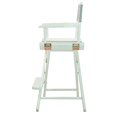 thumbnail image 4 of Casual Home 24" Director's Chair White Frame with Grey Canvas, Counter Height, 4 of 5