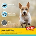 thumbnail image 6 of Glad Activated Charcoal Leak-Resistant Training Pads for Dogs, Medium Size, 17.5in x 23.5in, 120 Count, 6 of 12