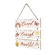 thumbnail image 4 of Placa de pared BLESIY Letrero para colgar en la pared bohemio decorativo para granja, 4 of 8