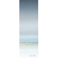 thumbnail image 2 of Brown, Denise 11x24 White Modern Wood Framed Museum Art Print Titled - Tranquil Horizon 3, 2 of 4