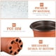 thumbnail image 3 of 100 macetas de plástico para flores, soportes para plantas, macetas sencillas para el hogar, macetas para plantas de jardín., 3 of 7