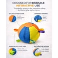 thumbnail image 5 of Calming Jumbo Ball for Dogs, 10/18/22" Large Herding Balls, Durable Tear-Resistant Inflatable Toys with Heavy-Duty Handle Cover & Pump, Big Exercise Toy for Pets and Horses, 5 of 7