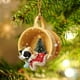 thumbnail image 2 of Decoración de árbol de Navidad, adorno colgante de perro salchicha, espejo retrovisor acrílico para coche, colgante decorativo, adornos de Navidad, 2 of 4
