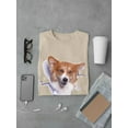 thumbnail image 3 of Corgi Peaking Out T-Shirt Men -Image by Shutterstock, Male 4X-Large, 3 of 4