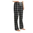 thumbnail image 4 of Yellow Rooster Women's Juniors Plaid Female Cotton Pajama Black M, 4 of 6