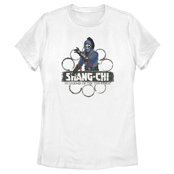 Women's Shang-Chi and the Legend of the Ten Rings Death Dealer Rings Graphic Tee White Small