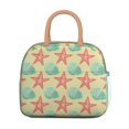 thumbnail image 2 of Lunch Bag Lunch Box for Women Reusable Insulated Lunch Bags,Water-Resistant Watercolor Starfish and Sea Shell Cooler Lunch Tote Bag, Large Capacity for Work Travel Picnic, 2 of 6