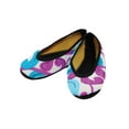 thumbnail image 4 of NuFoot Fuzzies Ballet Flats Women's Foldable Shoes – Swirl, Large, Indoor Slippers & Travel Flats, 4 of 5