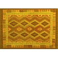 thumbnail image 1 of Ahgly Company Indoor Rectangle Southwestern Yellow Country Area Rugs, 3' x 5', 1 of 4