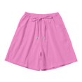 thumbnail image 6 of Soyumi Womens 2 Piece Lounge Sets Summer Outfits V Neck Tank Top Short Matching Set Casual Travel Beach Vacation Clothes Vacation Outfits Sleeveless Tank Top and Shorts, Hot Pink, 6 of 6