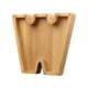 thumbnail image 2 of Lata de ahorro de madera con letras en inglés y cristal transparente., 2 of 6