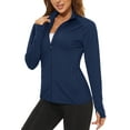 thumbnail image 4 of TACVASEN Women's UPF50+ Sun Protection Shirts Long Sleeve Quick Outdoor Navy 2XL, 4 of 7