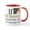 White/Red Inside, variant on CafePress - Bunny Rights At Easter Mugs - 11 oz Ceramic Mug - Novelty Coffee Tea Cup