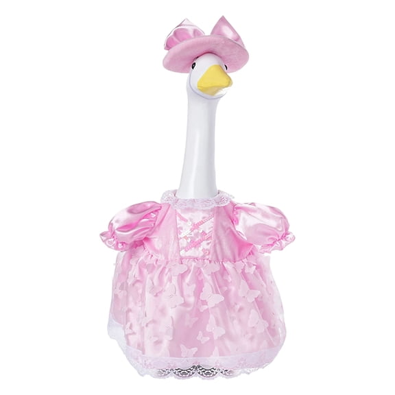 Sruoe Porch Goose Outfits, 23 Inch Porch Goose Clothes, Goose Clothes Dress, Duck Sculpture Clothes for Lawn Statue Cement Statue Yard Patio Party Decoration