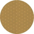 thumbnail image 1 of Ahgly Company Tapis Rond Lavable en Machine Intérieur Transitionnel Bisque Foncé Marron, 4 Pieds Rond, 1 of 7