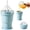 Blue, variant on JKCCZLL Ice Cube Tray Silicone Slushy cup 2-in-1, Portable Ice Coffee Cups with Lids for Travel,Leakproof Slushie Cup Maker for Home Gym Outdoor, Reusable Mold with Straw,Blue,5.98in*3.58in