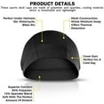 thumbnail image 5 of ASTRAEA 1P Skull Caps for Women Men, Cooling Mesh Helmet Liner Sweat Wicking Cap for Running Hiking Cycling, Black, 5 of 8