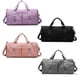 thumbnail image 4 of Qarigey Bolsa de gimnasio de gran capacidad, bolsa de almacenamiento de Fitness, bolsa de equipaje de viaje impermeable portátil, accesorios de soporte Envolturas para manijas de equipaje Negro, 4 of 6