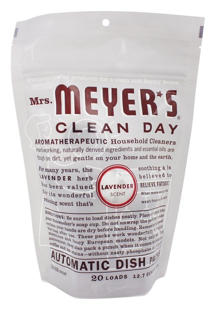 Mrs. Meyer�s Clean Day Automatic Dish Packs, Lavender