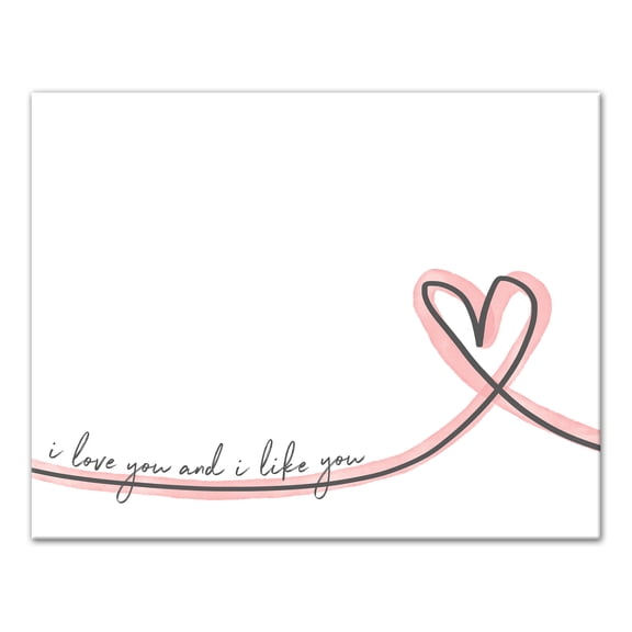 Creative Products I Love You and I Like You 11x14 Canvas Wall Art