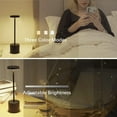 thumbnail image 4 of Lámparas de mesa inalámbricas Hapfish, lámpara LED de escritorio recargable de 8000 mAh con control remoto, 3 modos de color, luces modernas a batería para dormitorio, oficina y comedor., 4 of 4