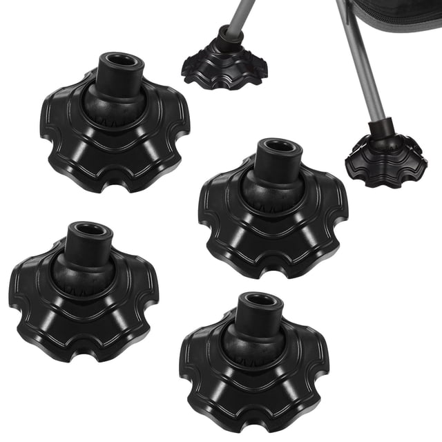 EXHUMKY 4Ud Cubiertas Negras Para Patas De Y Para Protección En Exteriores