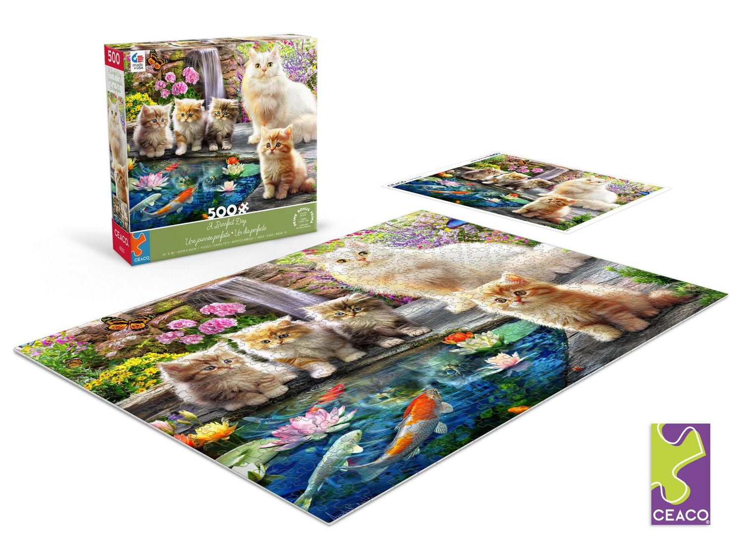 Ceaco A Purrfect Day 500pc Puzzle