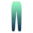 thumbnail image 4 of HAiming Womens Casual Jogger Sweatpants High Waist Drawstring Gradient Pants with Pockets for Athletic Travel Work, 4 of 5